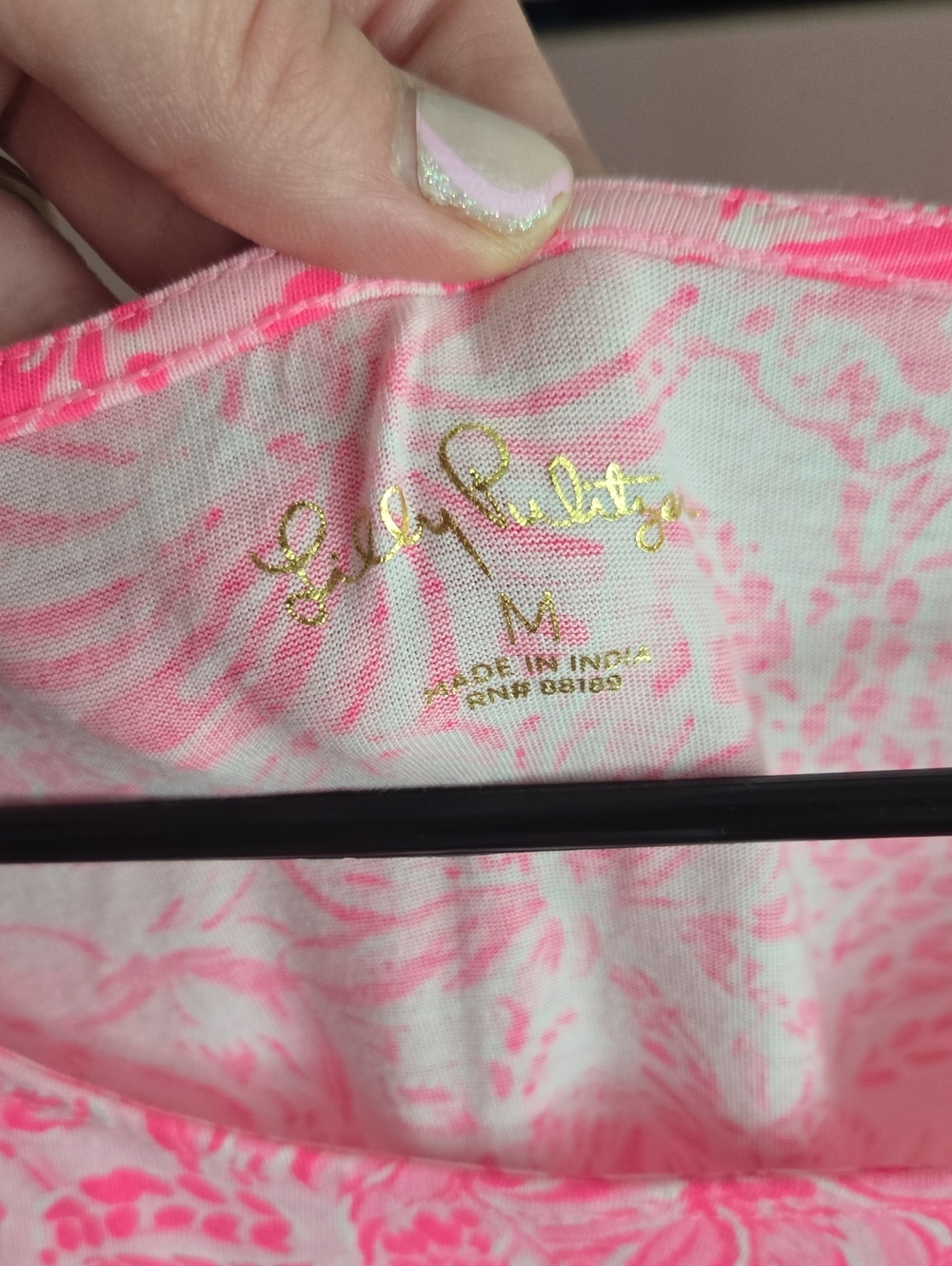 Lilly Pulitzer Pink Floral Tiered Dress - Picture 2 of 3